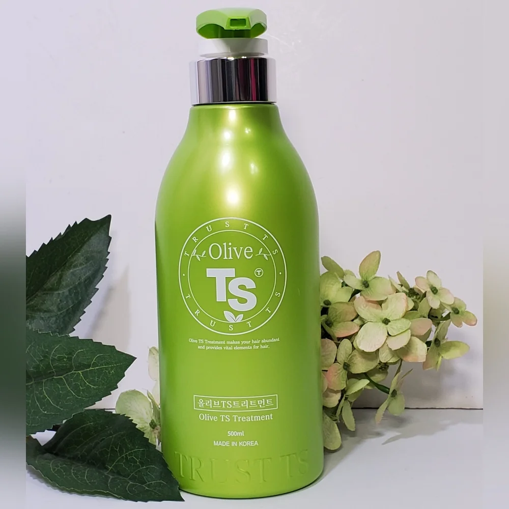 Olive TS Treatment Repair Dry Damaged Hair Pump Bottle Treatment Hair